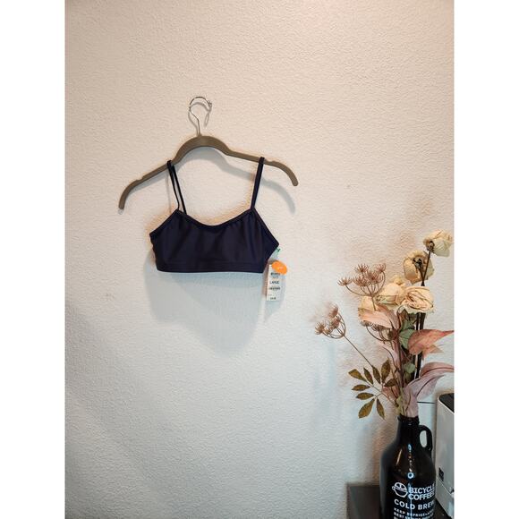 Ideology Navy Sports Bra with UPF 50+ Sun Protection,‎ Size Small - Picture 1 of 1